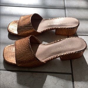 Matisse rose gold sandals